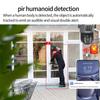 4K 8MP Dual Lens Solar Camera Outdoor Security WiFi Surveillance Cameras With Solar Panel PIR Human Detection PTZ CCTV Camera