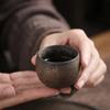 Single Ceramic Kung Fu Tea Cup Single Personality Japanese Household Cup Single Tea Retro Japanese Stone Pottery Kung Fu