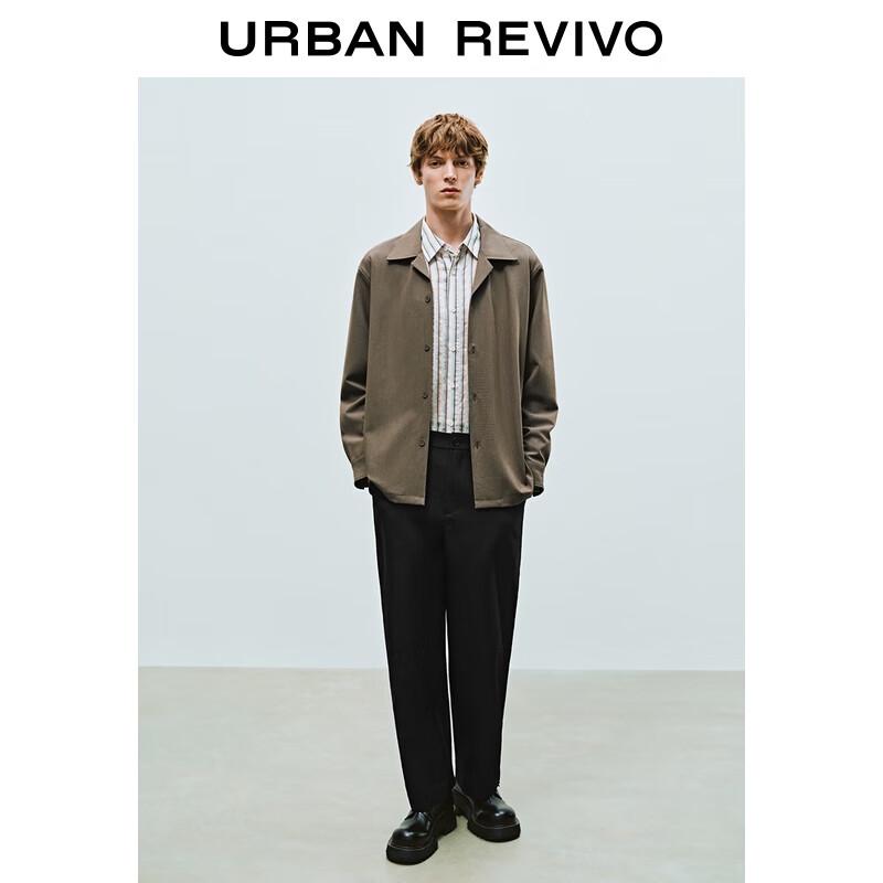 Мужские брюки UR для города, полуэластичный пояс, прямой крой