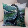 Car Sofa Home Pillowcase Jurassic Dinosaur Cushion Cover Decorative Wildlife Print