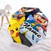 Personalized Name P-Pokemon Print Umbrella - Automatic Open/Close, Eight-Rib Durable Frame, Automatic Folding Umbrella