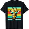 Cool Retro Giraffe Sunglasses T-Shirt