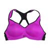 Solid Color Logo Print Sports Bra Women Underwear Purple 805553-584
