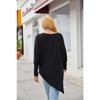 Spring and Autumn Women's Blouse Long-sleeved Irregular T-shirt Casual Loose Plus Size Tops