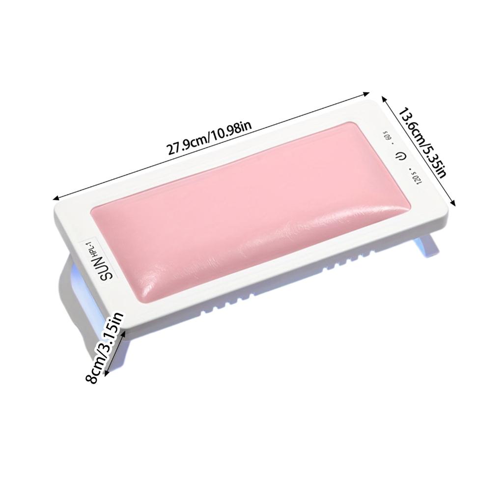 Подставка для ног, подушка для рук, УФ-светодиодная лампа для ногтей, лампа для сушки гель-лака, портативная сушилка для ногтей 2 в 1, маникюрные инструменты