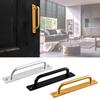 Sliding Barn Door Handle Pull and Flush Hardware Wood Door Handle Furniture Hardware for Cabinet Cupboard Interior Door 35-45MM