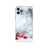 Зимний новогодний рождественский чехол для телефона iPhone 5 5s 2020se 6 6s 7 8 plus x 10 XR XS 11 12 13 mini pro MAX черная задняя крышка из ТПУ