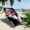Said El Mala Print Beach Towel, Large Soft Quick Dry Towel for Beach Camping Swimming