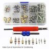 102 шт./кор. автомобильный кондиционер/клапан кондиционера, набор инструментов для удаления сердечников, набор инструментов для автомобильного кондиционера