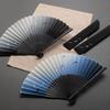 Набор вееров с веером Ayu Blue [Osaka Choseido], мужской, модный, деловой, сумка, держатель, носовой платок,