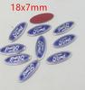 Car Sticker Ford New 2025 Hot 100pcs 3D 14mm 18mm 21mm For ford car key fob case Badge button Badge logo straight folding remote