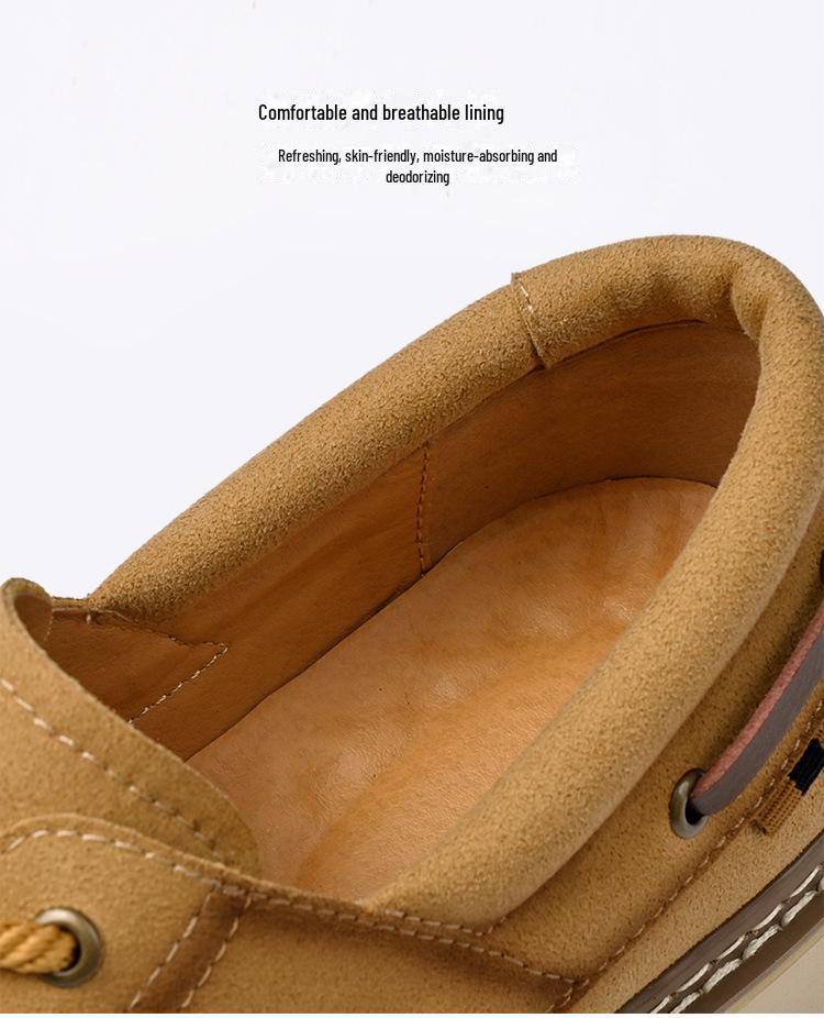 Мужские повседневные кожаные туфли-лодочки на толстой подошве со шнуровкой, размер 46