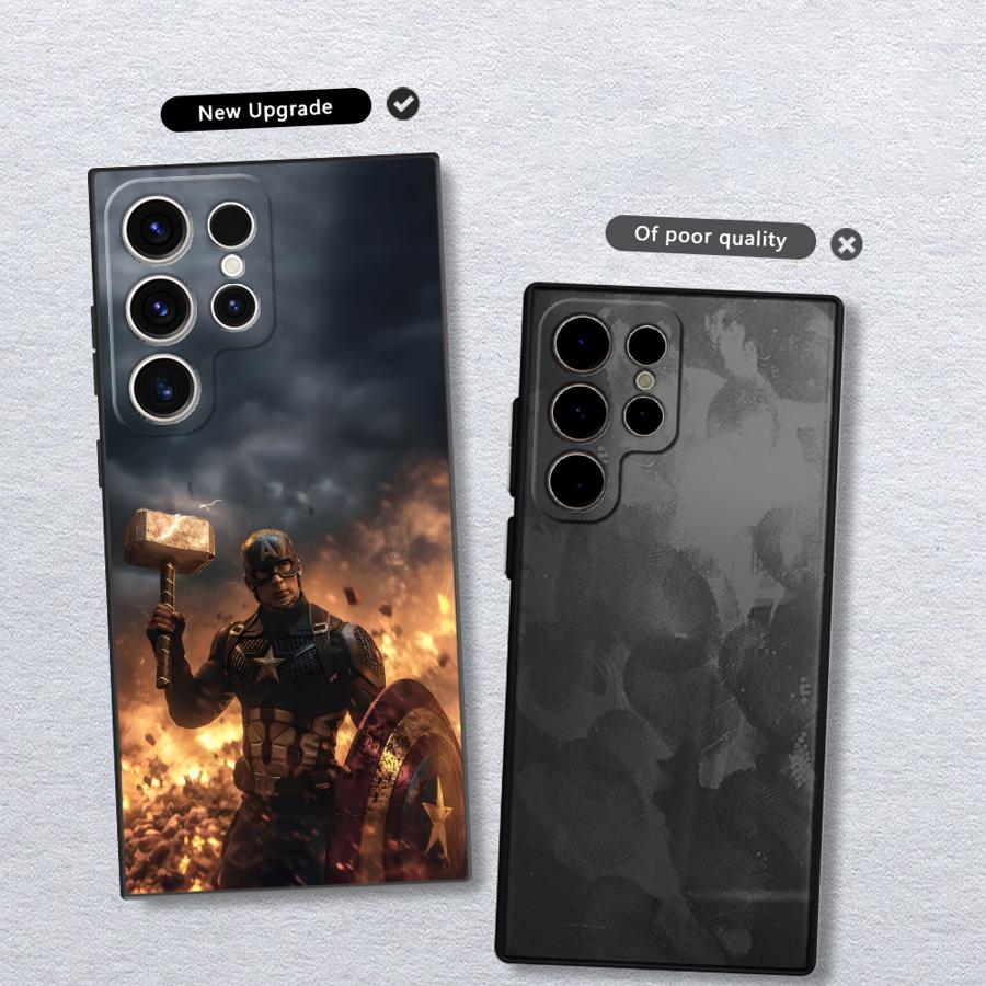 Крутой чехол Мстители Marvel для Samsung Galaxy S26 S20 S10 S9 S25 Ultra Note 20 Ultra 8 9 10 S23 S21 FE S24 Plus Чехол для телефона Funda