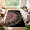 Mystic Tribal Pattern Art Non-Slip Home Carpet Design for Office Decor Living Room Gift