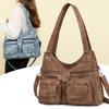 Women's Handbag Soft Leather Shoulder Bag Large Capacity Crossbody Bag