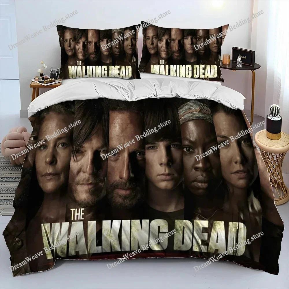 Horror TV The Walking Dead Lincoln Sheets Quilt Covers Bedding Dormitory Sheets Bedding Set Soft Warm Bedding Set Luxury Gift963