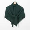 New Hot-selling Chiffon Crumpled Square Scarf, Solid Color Fashionable Pleated Shawl Bag Head Multi-purpose Yarn Scarf