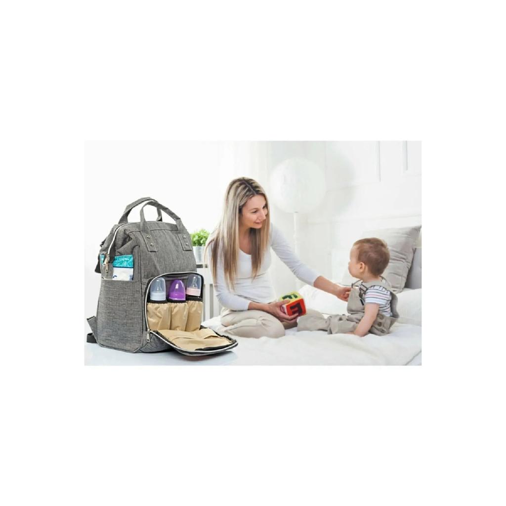Рюкзак для ухода за ребенком для мамы с термобутылкой