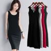 Women Fashion Round Neck Sexy Sleeveless Mini Dress Fashion Dress