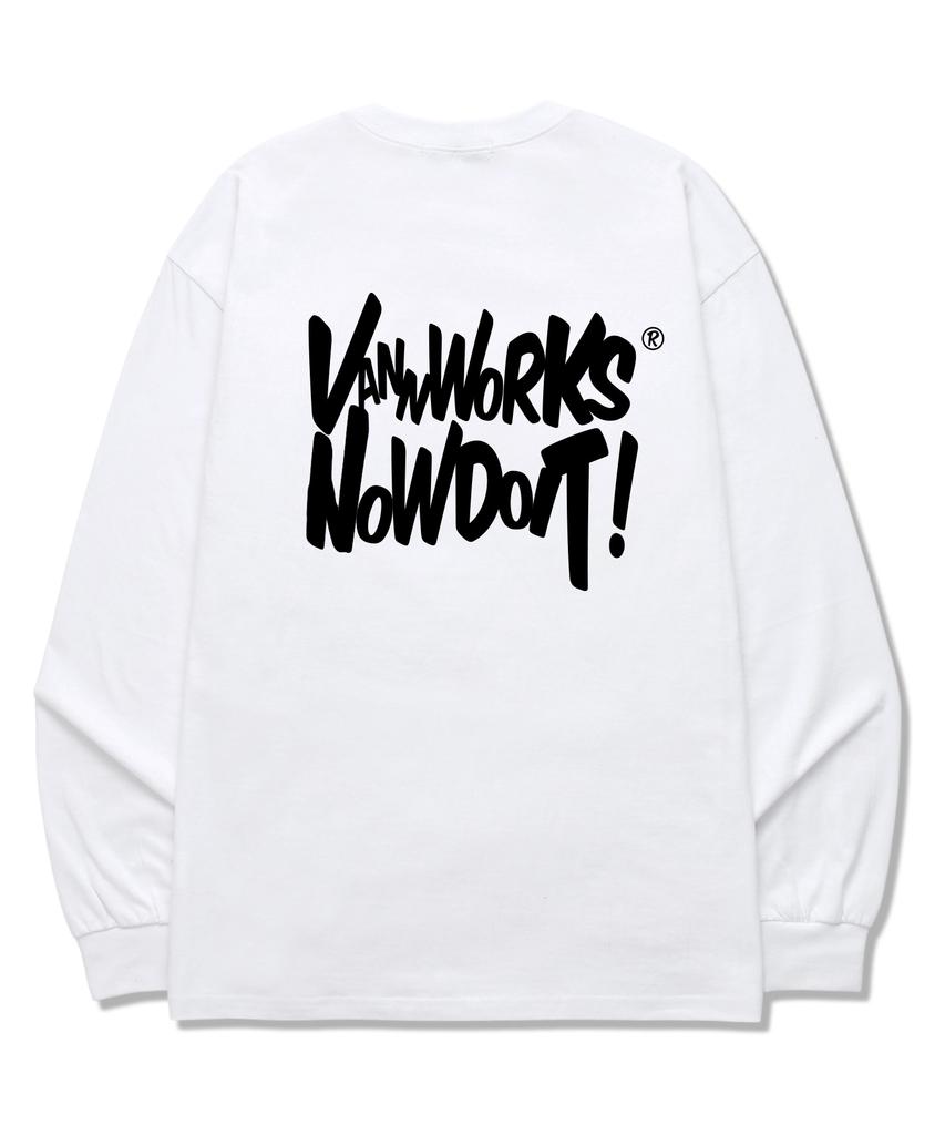 VANNWORKS Теперь Сделай Это Лонгслив (Vls0082) белый