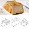 1 шт. Многофункциональная кулинарная подставка из нержавеющей стали. Используется как подставка для тостов, подставка для хлеба, решетка для выпечки, тарелка для пиццы, решетка для гриля, инструмент для кастрюли и аэрофритюрницы.