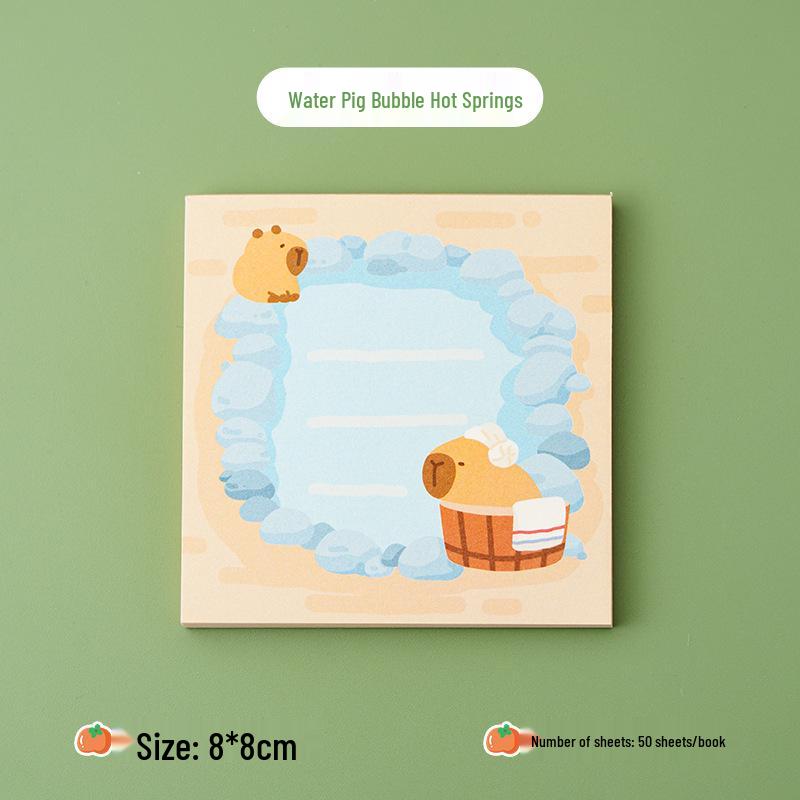 Cartoon Panda Non-Adhesive Sticky Notes - Cute, Portable Memo Pad