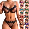 Women's Sexy Lingerie Fashion Lace Sexy Set Two Piece Suit Lingerie