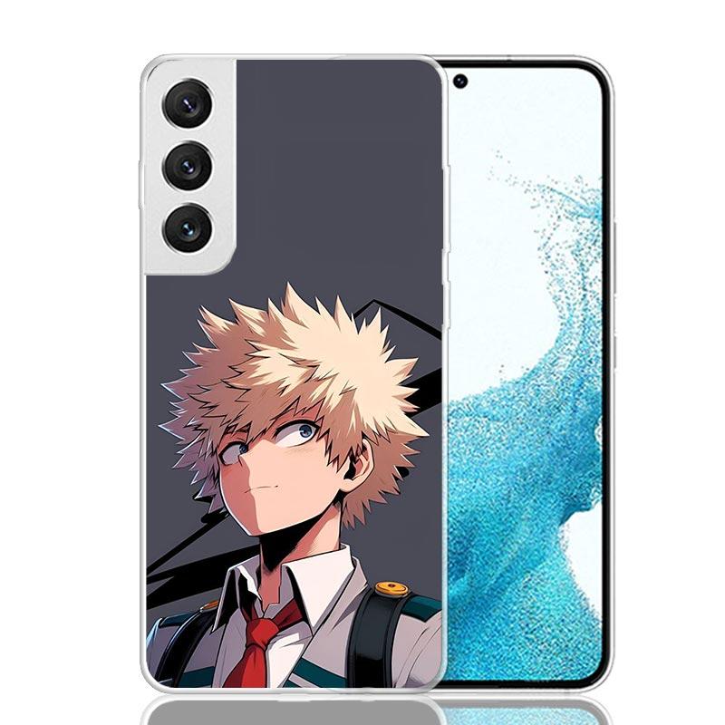 Бактего Кацуки MHA Мой герой Чехол для телефона для Samsung Galaxy S26 S25 Edge S24 S23 FE S22 Ultra S21 Plus S20 + Fundas Cover Coque Ga