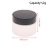 5/10/15/20/30/50/100G Frosted Glass Refillable Ointment Bottles Empty Cosmetic Jar Pot Eye Shadow Face Cream Container