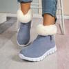 Newly Arrived Short-tube Elegant Solid Color Comfortable and Warm Snow Boots Winter Fashion Flat Anti-slip New Women's Shoes