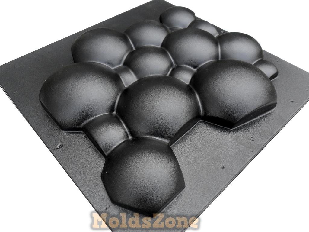 3D панель Форма для гипсовой, гипсовой или бетонной плитки для декоративных стеновых панелей «Шарики»