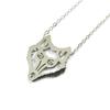 [N3370] - Steel Necklace 'Majestic Wolf' (45 Cm)