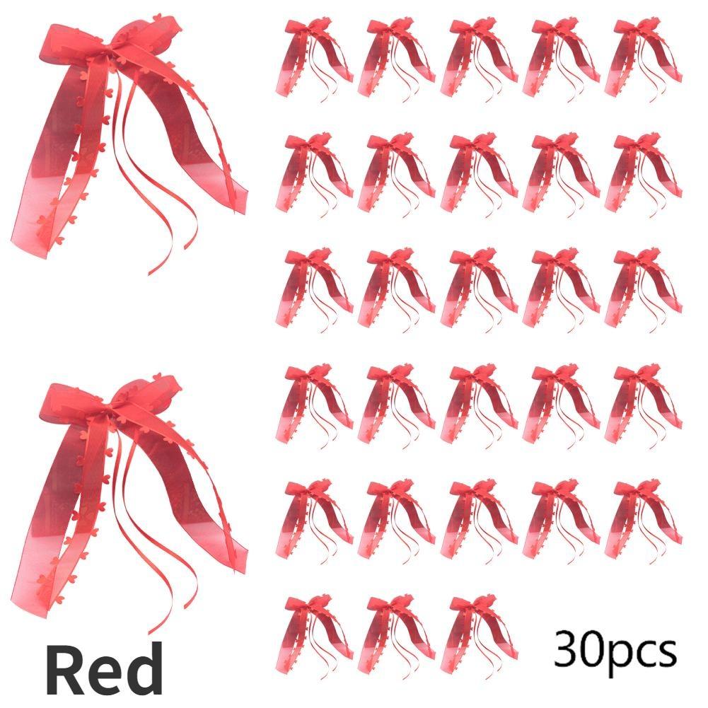 30 шт./лот свадебные банты ленты банты DIY автомобили стулья украшения вечерние праздник свадебные украшения