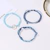 Fashion Bohemian Bracelet Wave Wave Bracelet Three-Piece Simple Handicraft Personality Jewelry ADM