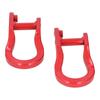 Пара красных буксировочных колец 84192871 Замена из стального сплава Подходит для Chevrolet Silverado 1500