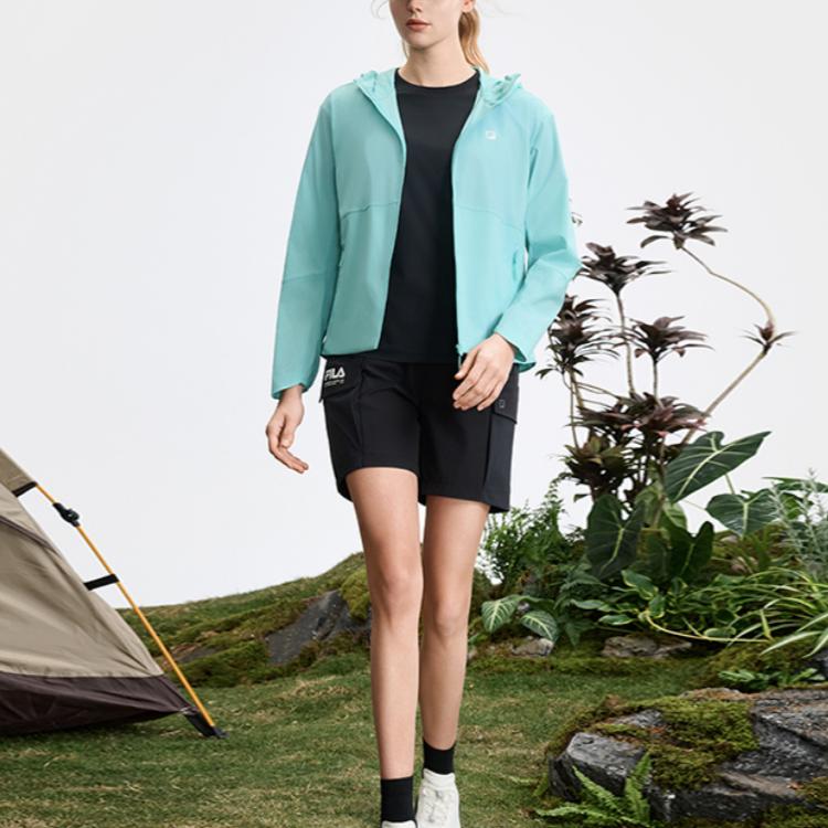 Fila Explorer Athletics Яркий Дышащий Эластичный Повседневный Классический Универсальный Кардиган Куртка Трикотаж с Множеством Карманов A11W527707FBU