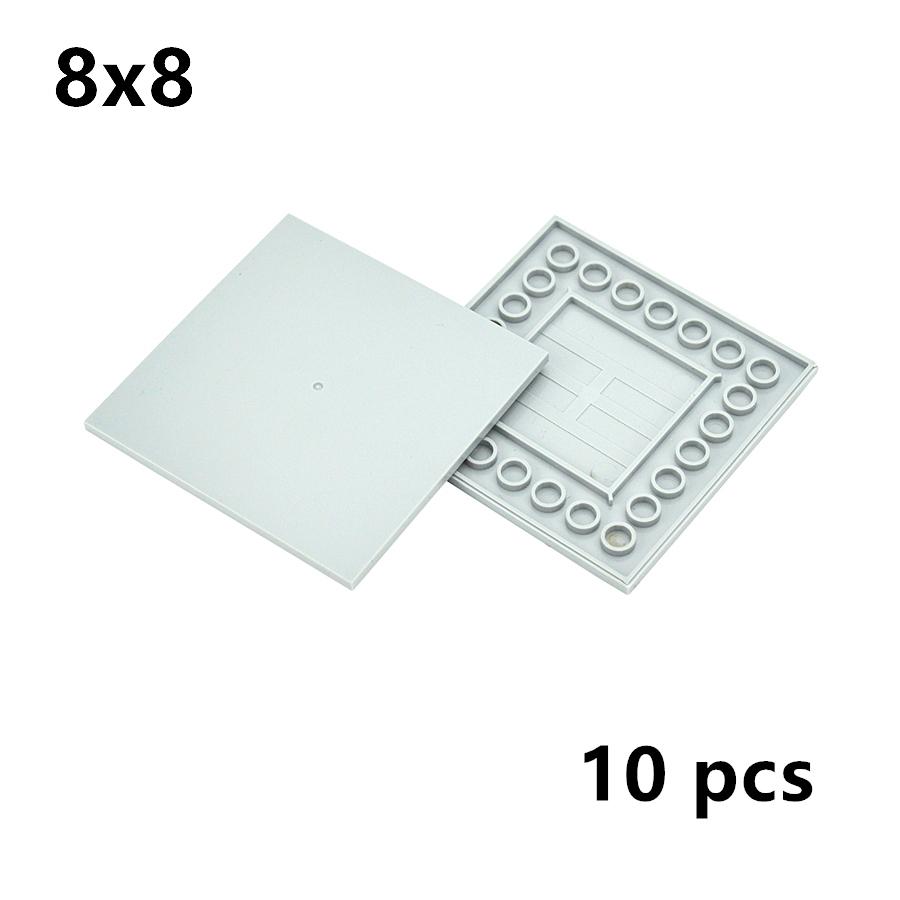 Конструктор DIY Ровные Плоские Плитки 4x4 6x6 8x8 8x16 Строительные Блоки Собирающиеся Частицы Легкая Доска Кирпичики 4*4 6*6 8*8 8*16 Пластина Креативная Игрушка