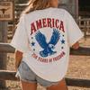 America Eagle Shirt, 250 Years of Freedom T-Shirt, Patriotic Western Shirt