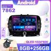 Автомагнитола Android Auto для FIAT 500 2016 2017 2018 2019 Стерео Головное устройство НЕ 2DIN DVD Мультимедийный плеер Навигация GPS Экран BT