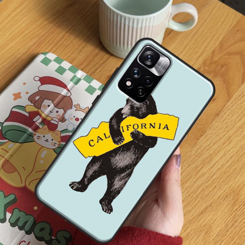 Cartoon Grizzly Bear Case For Xiaomi Redmi Note 13 Pro 14 12 11 10 15 Pro Plus Redmi 15 C 13 10C 12C 13C 14C Cover