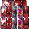 Для Samsung Galaxy S24 S23 iPhone 15 14 Xiaomi Redmi Note 13 12 11 Pro Max X 8 7 9 10 XR OPPO A15 Huawei чехол для телефона Человек-паук Marvel Человек-паук чехол