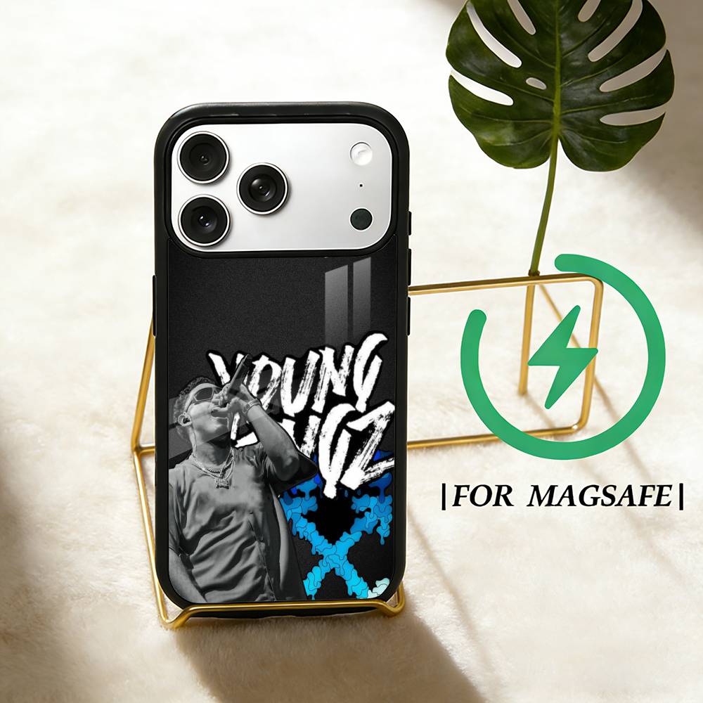 M-Myke Towers Ganga Phone Case For iPhone 17,16,15,14,13,12,Plus,Pro,Max for Magsafe Magnetic Wireless Charging