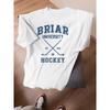 Футболка Blair Hockey Off-Campus Graham44 с принтом и графическим дизайном, повседневная футболка с круглым вырезом