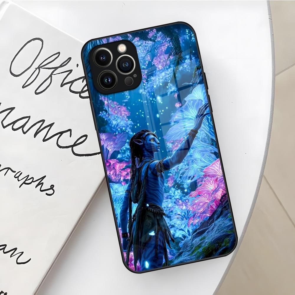Чехол для телефона Аватар Путь воды для Iphone 17 16 Air 15 14 12 11 13 Pro Max Mini X Xr Xs Se Puls стеклянный Чехол