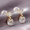 Cubic Zirconia Earrings Silver Earrings Guest Look