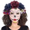 Day of the Dead Mexican Flower Crown Halloween Mexican Hair Accessories  for Women