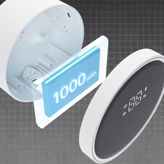 УФ-дезинфицирующее средство для зубных щеток с автоматическим датчиком открытия/закрытия крышки со светодиодным дисплеем, USB-аккумулятором, настенным держателем для электрической зубной щетки для ванной комнаты