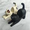 1pc Cat Desktop Stand, Kitten Ornament, Lazy Phone Holder, Resin Crafts