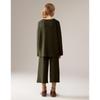 ELLE KIDS Женские повседневные вязаные брюки 7/8 из смесовой модальной хлопковой ткани