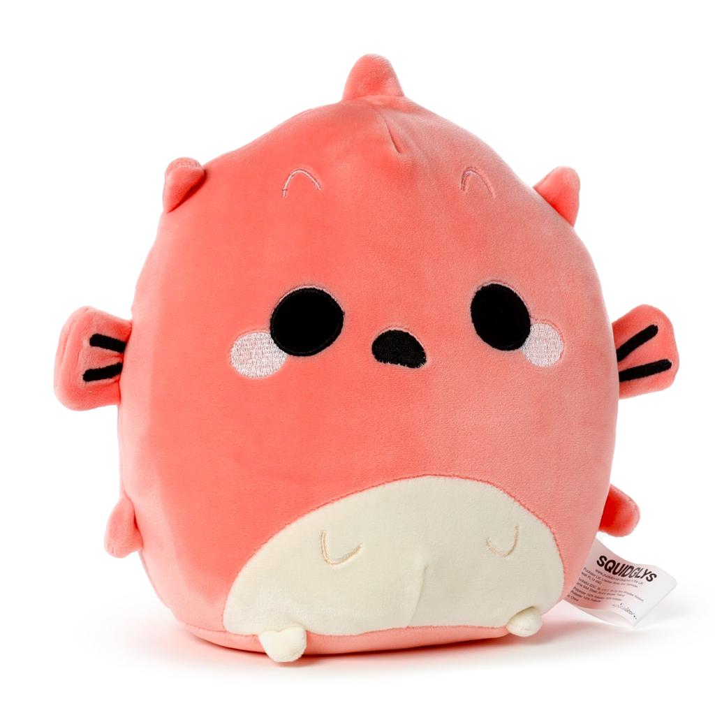 Puckator - SQUIDGLYS Marshmallow Plush Cushion H23 X W27 X D18cm Pufferfish Puff